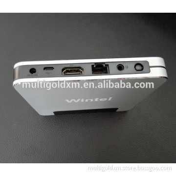 New Item Wintel Box W8-II smart tv box with Win8.1 OS And Android 4.4 Free Internet TV Box